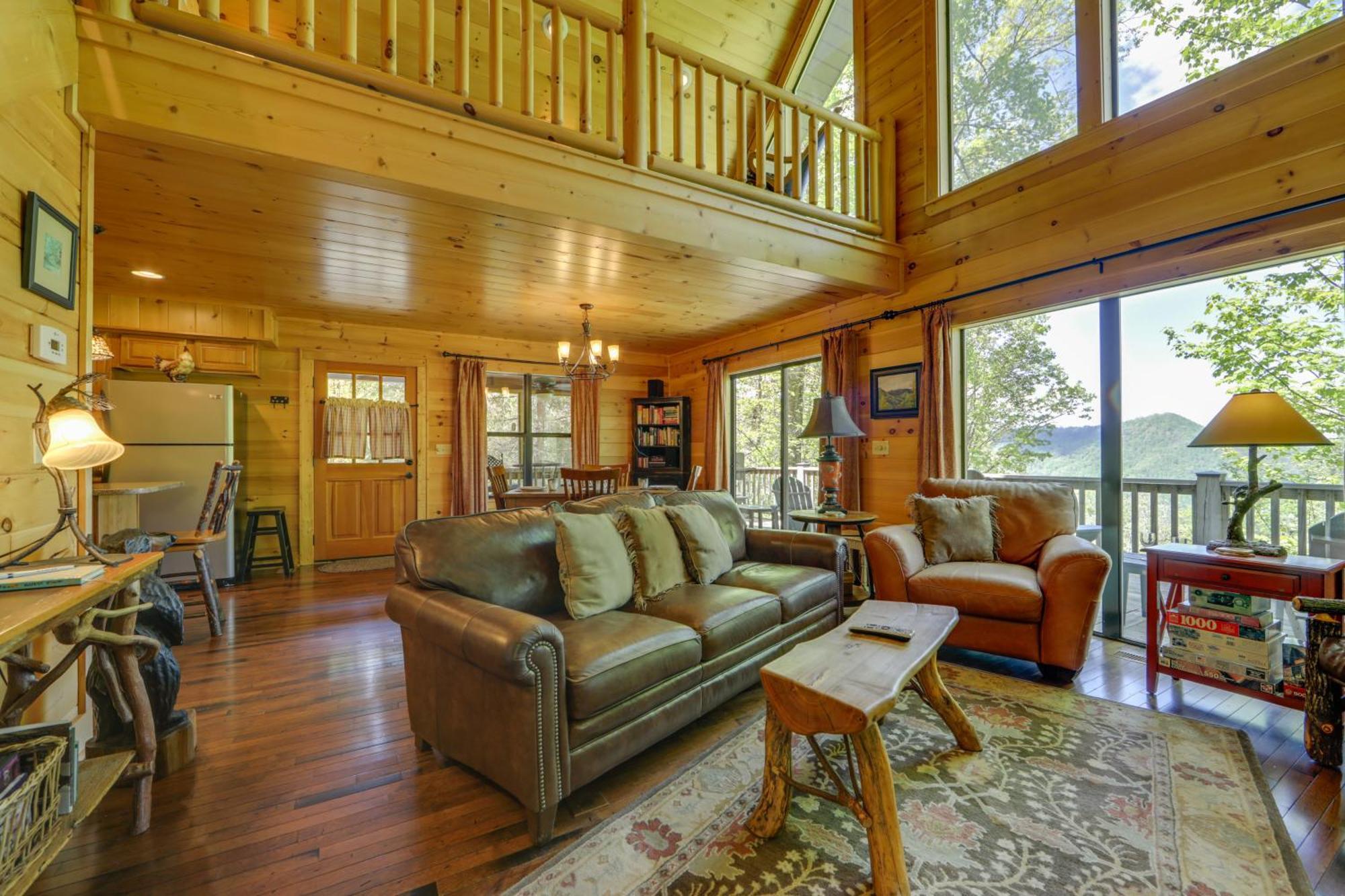 Bryson City Cabin With Hot Tub And Mountain Views! المظهر الخارجي الصورة