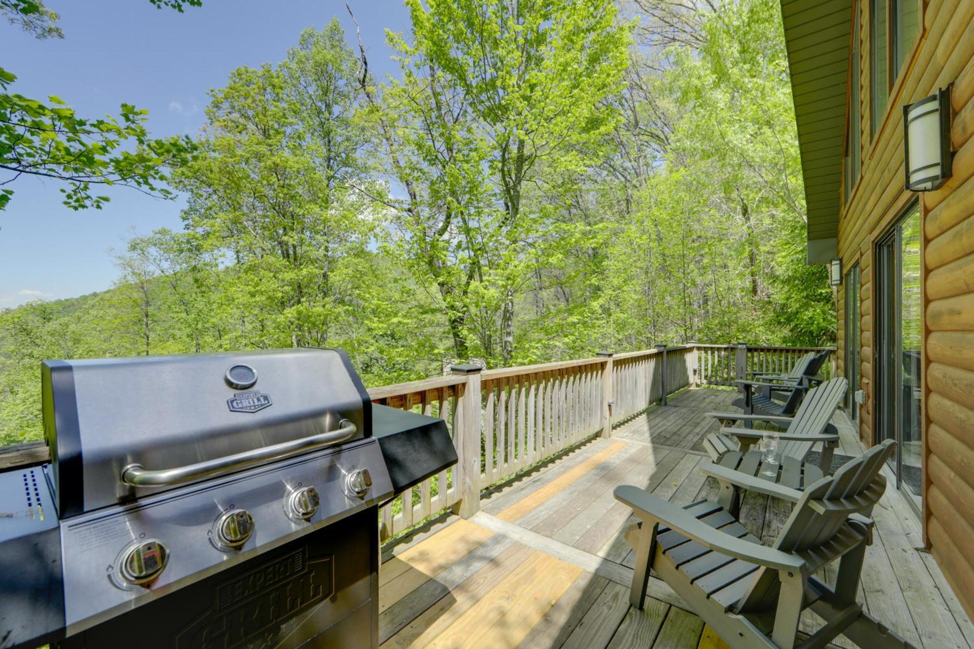 Bryson City Cabin With Hot Tub And Mountain Views! المظهر الخارجي الصورة